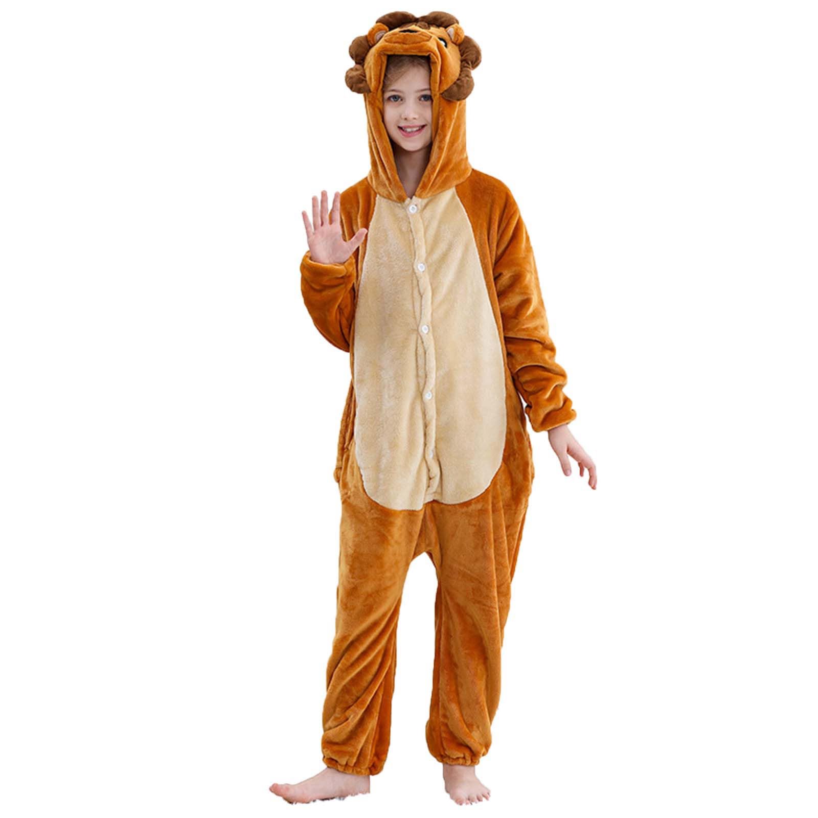 Tuta da Neve per Neonato Cappotto Invernale Tuta Calda con Cappuccio per Neonato Ragazza Pigiama per Animali Costume per Bambini