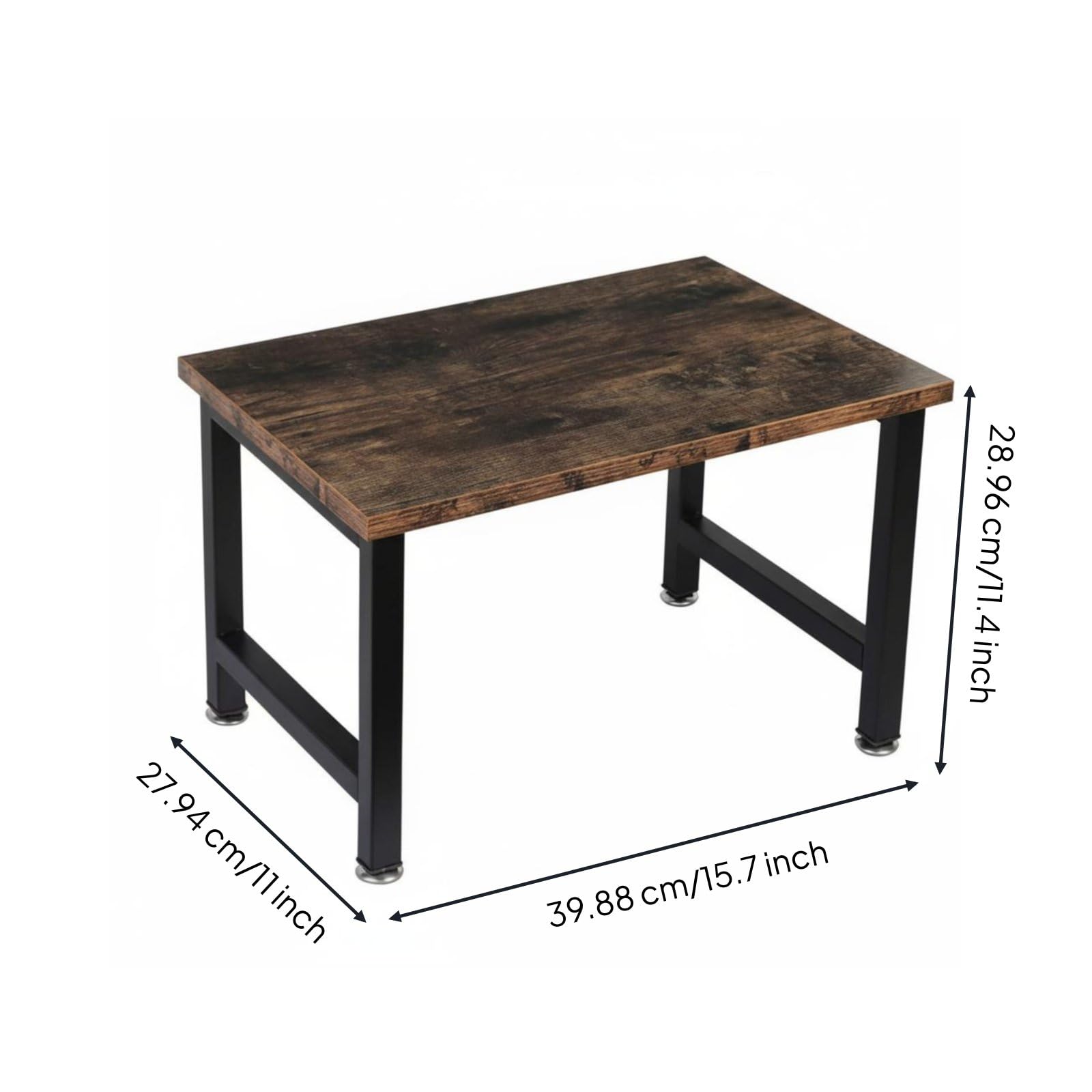 KESOTO Ripiano Stampante Ufficio Supporto Stampante Mensola Organizer Porta Dispositivo Struttura Stabile Portata Elevata con Ripiano Inferiore Salvaspazio Adatto per Studio Lavoro Casa