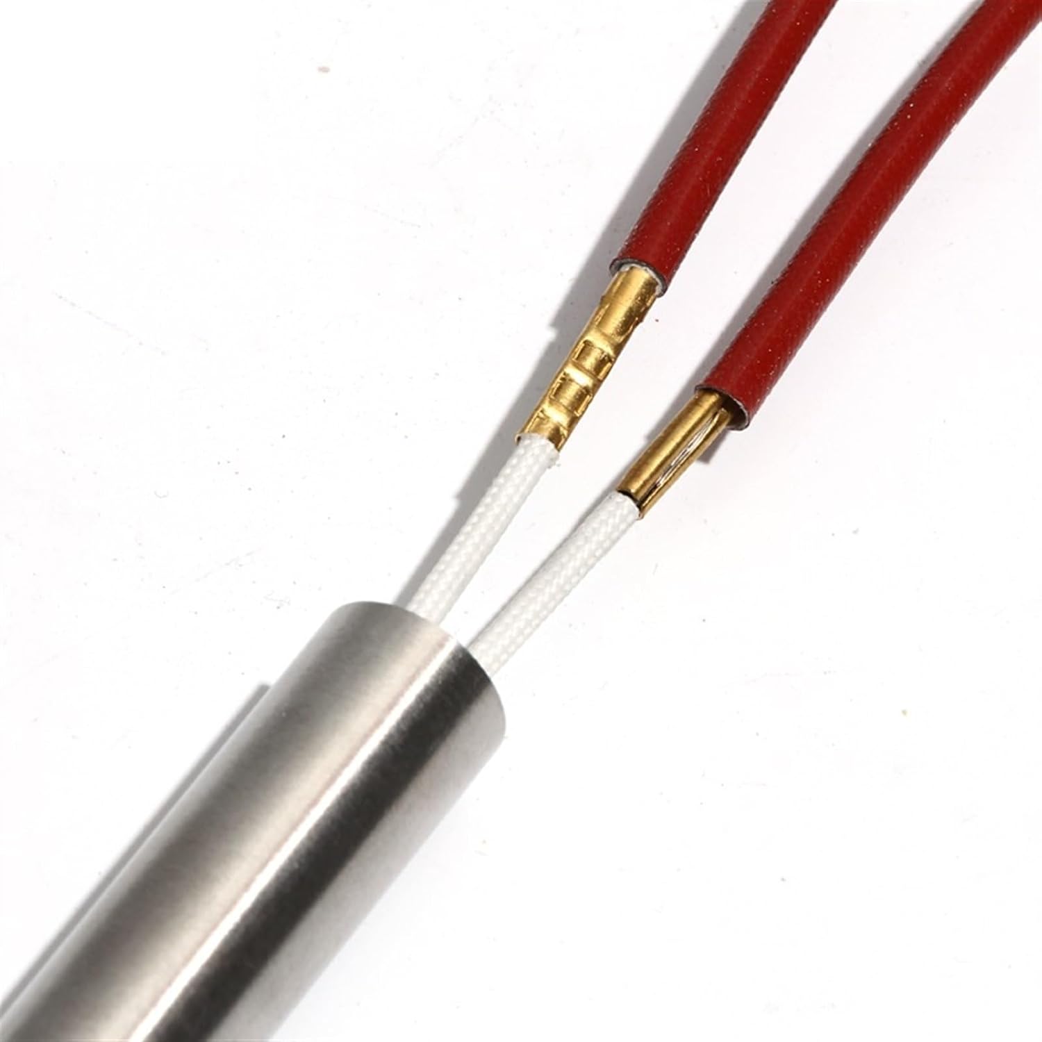 Heating 2PCS 14mm 80~150mm Cylindrical 304SUS Heating Tube Single-End Heater 220V Electric(304SUS 350W 14x80mm)