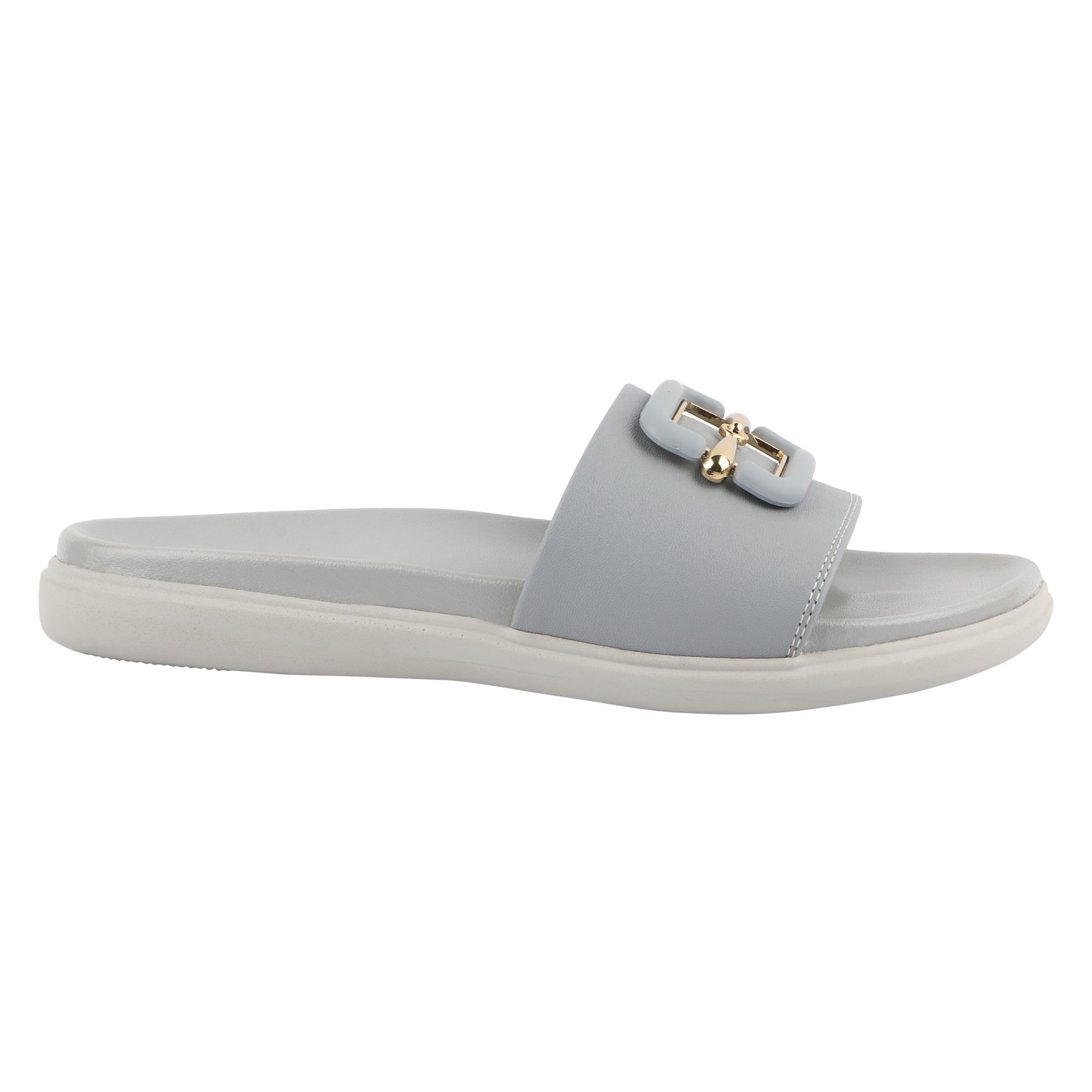 Medifeet Womens Premium II Fashion Slides (GREY, 8) (B0CPBMD6XM) Amazon Price History, Amazon Price Tracker