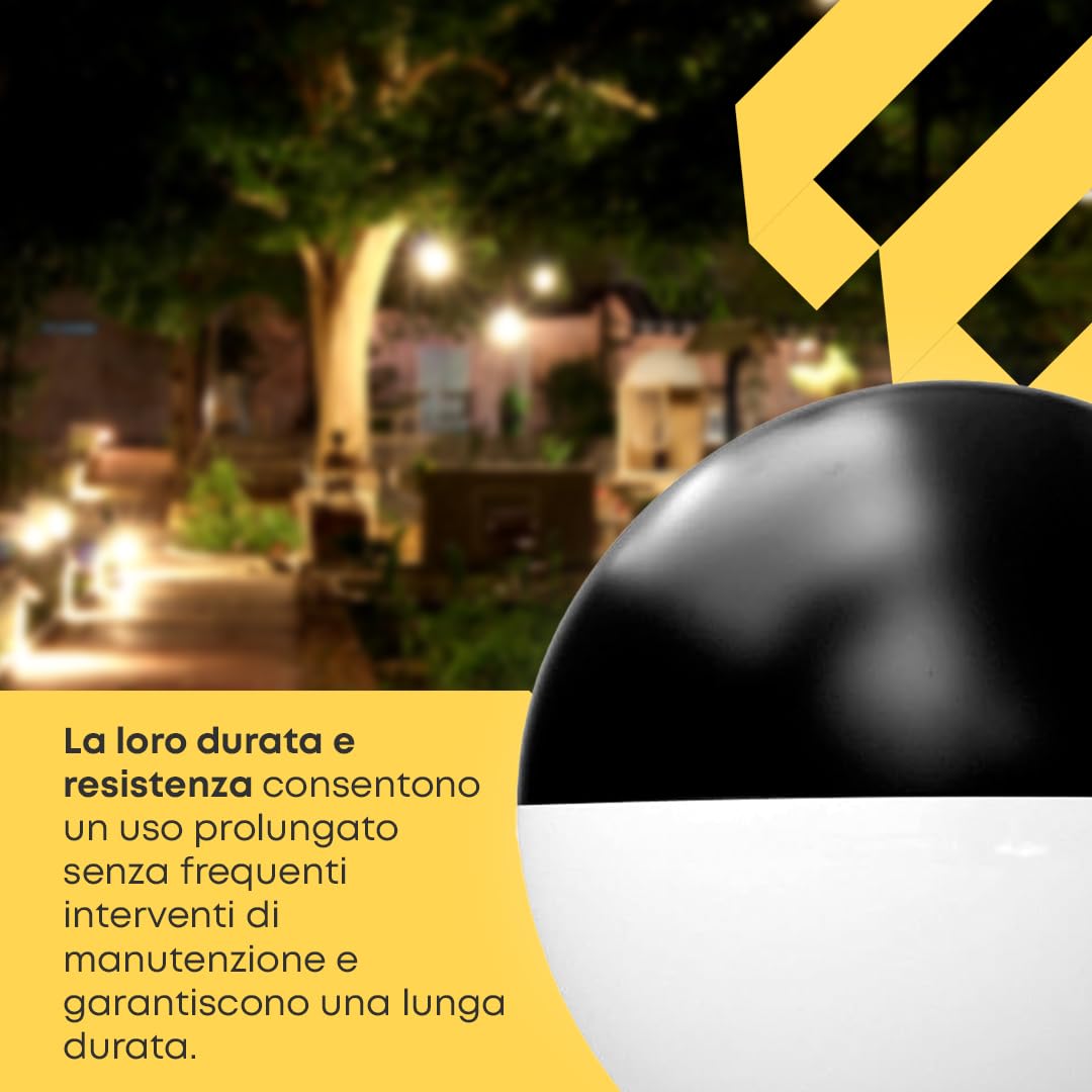 Globo Lampione da Esterno Antinquinamento in Policarbonato Prismato Inciso Incolore - Ricambio - Illuminazione Esterna - Misure: Ø 45 cm - Apertura: Ø 17 cm