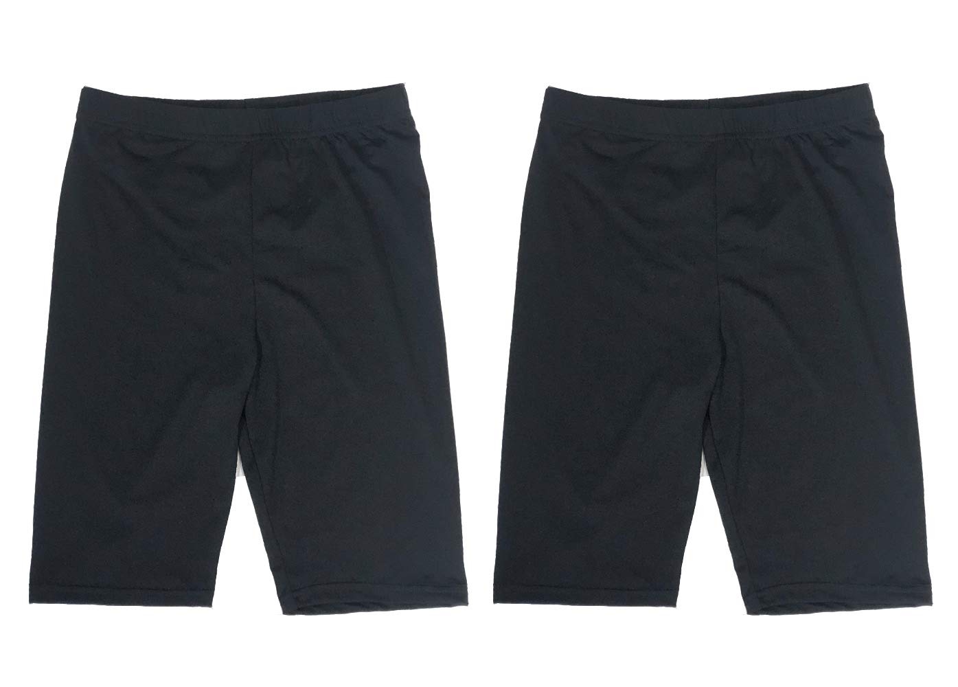 Amazon.co.jp: [ソックスマルシェ] さらさらスパッツ3分丈 【2枚セット