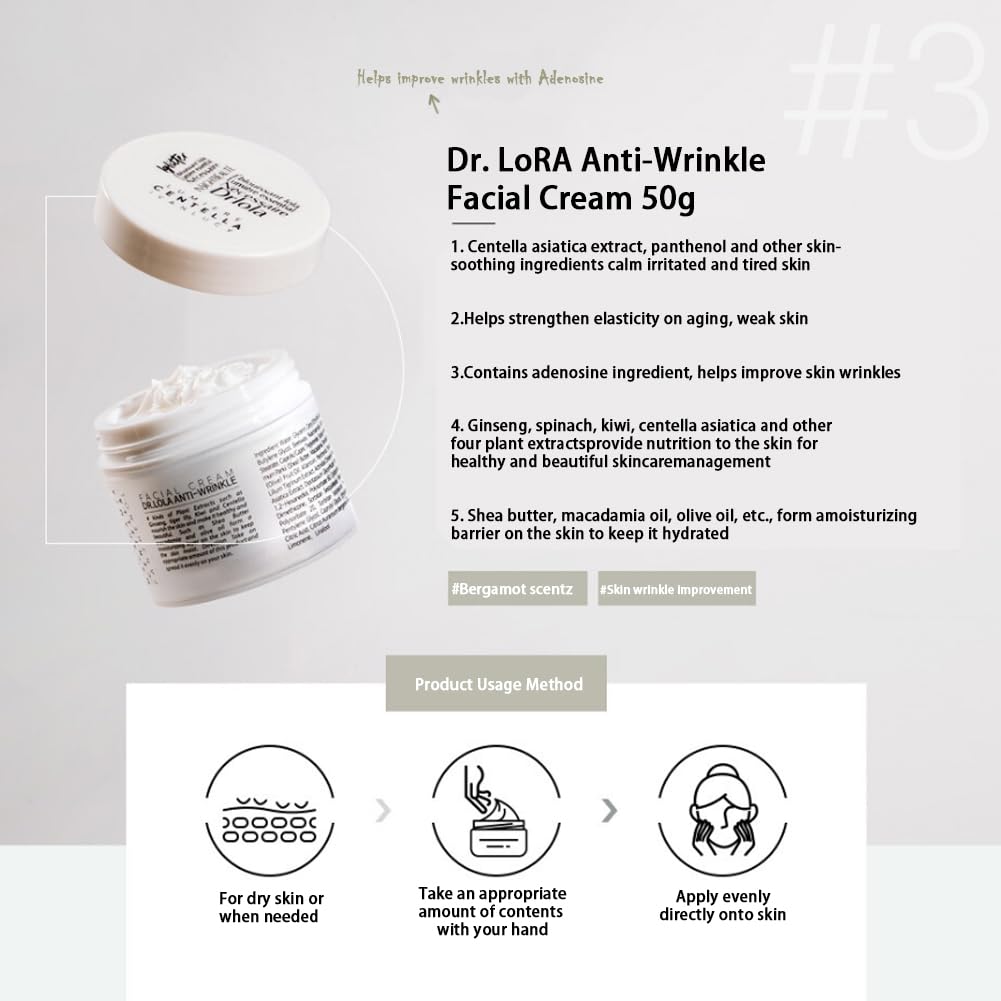 3-in-1 Anti-Falten Pflege Set - 1 Jojoba Esters Toner & 1 Centella Toner & 1 Anti-Falten Gesichtscreme - Anti-Falten Routine - Reiseessentials - Selbstfürsorge - Koreanische Schönheit