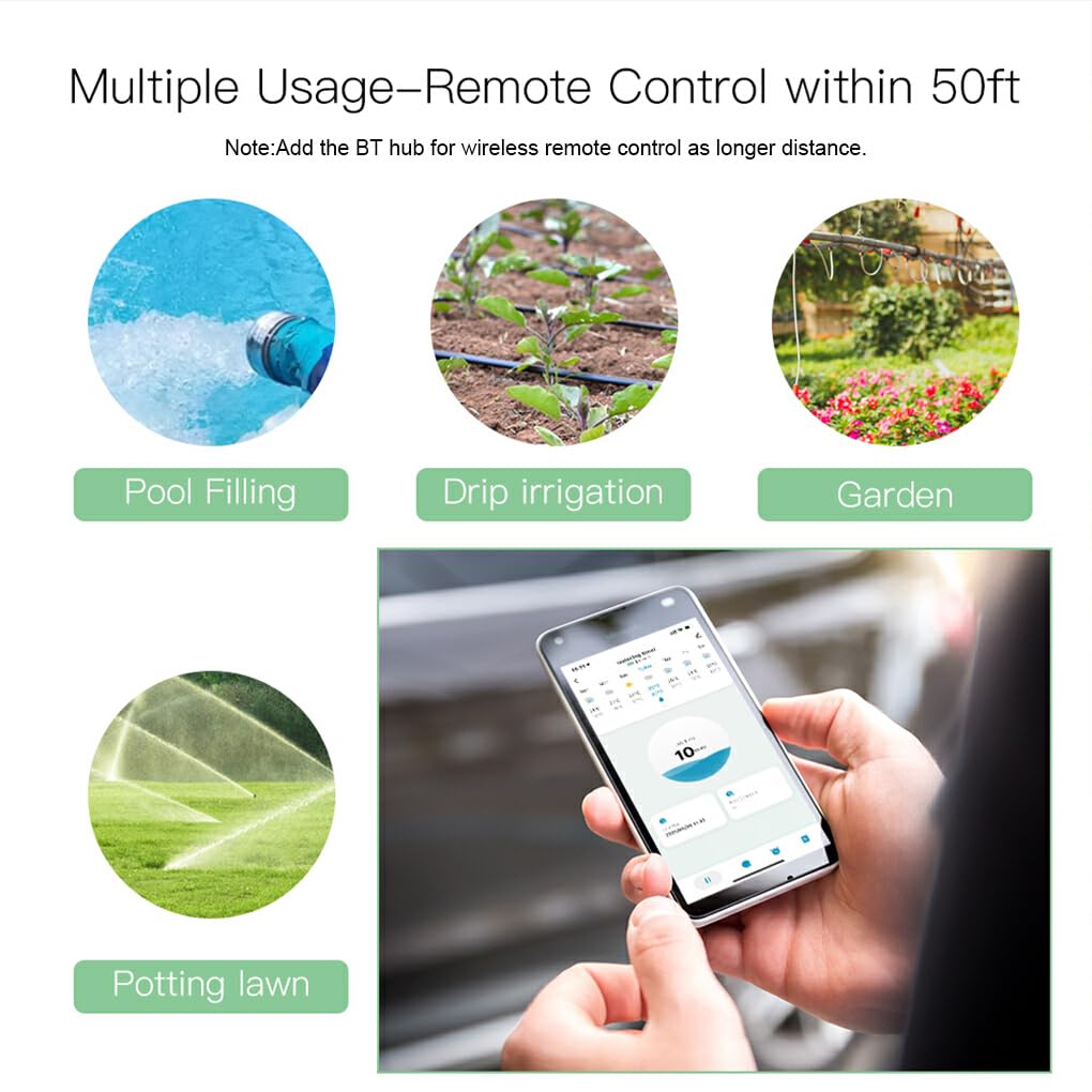 Smart Faucet Timer per irrigazione Regolatore per Rubinetto da Giardino Regolabile Programmatore per irrigazione Riutilizzabile programmabile a Prova di perdite