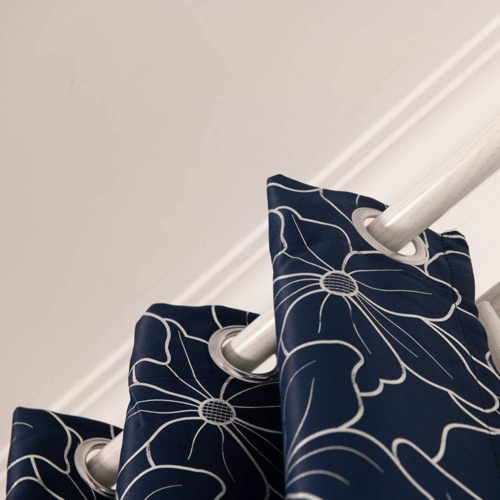 Rideau Occultant 3D Fleur De Lys De Mode Thermique Pour