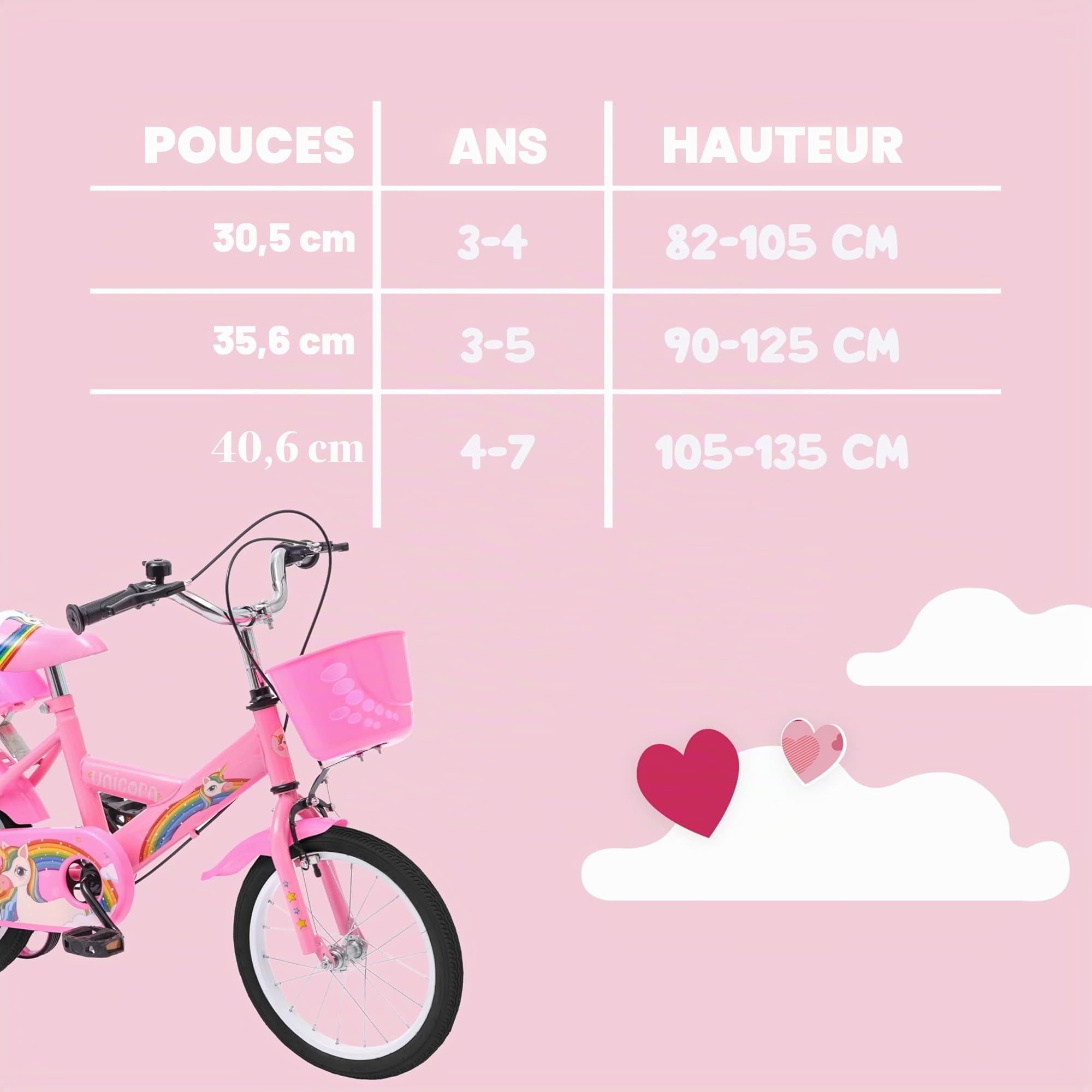 Baroni Toys Vélo de Sport Bleu pour Enfants 12 14 16 Pouces Acier