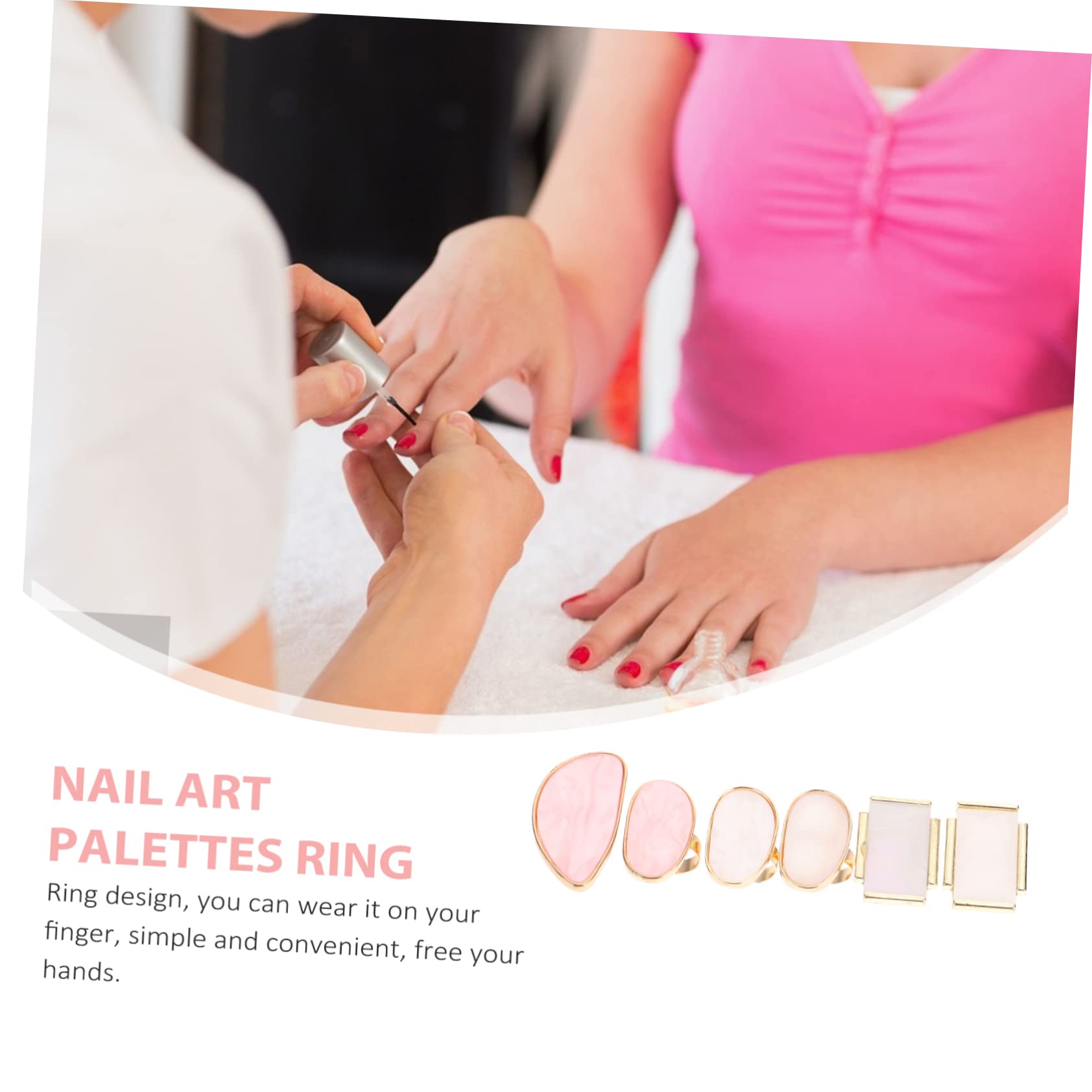 24pezzi Palette Per Miscelazione Colori Unghie Set Per Nail Art Facile Usare Per Manicure e