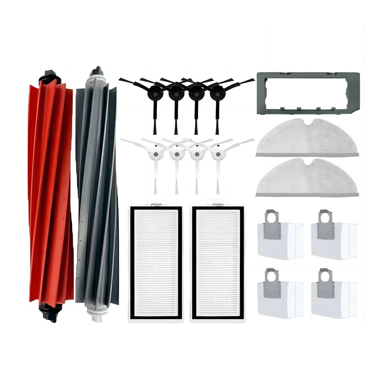 Compatibile con Roborock, Q8 Max, Q8 Max+, Q5 Pro, Q5 Pro+, accessori di ricambio per spazzola laterale principale, filtro HEPA per la polvere, 10 pezzi