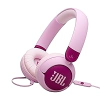 JBL Junior 320 Cuffie On-Ear con Filo per Bambini, Microfono Integrato