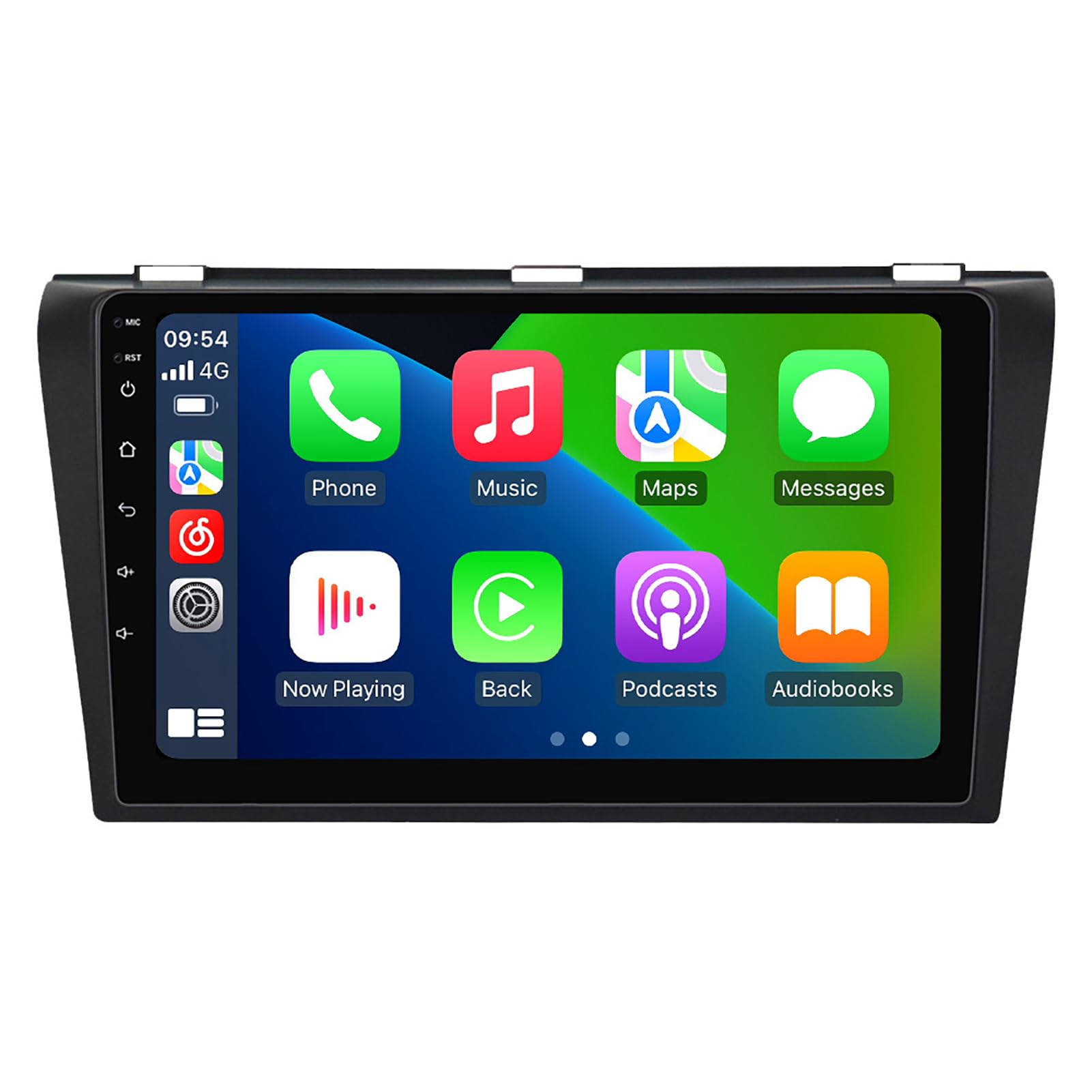 Pantalla multimedia para Mazda 3 2004-2009 con Android 14 y GPS de 9 pulgadas