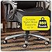 Serta Jackson Big and Tall Executive Home Office Chair with Smart Layers Technology, Wide Seat Cushion, Modern Comfy DeskChairs with Rolling Swivel Wheels, Bonded Leather, Black