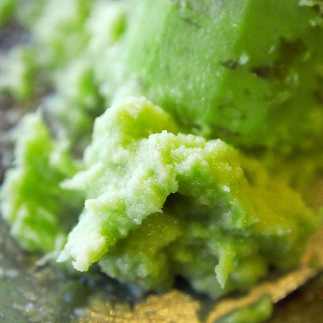 TIKUSAN Grattugia giapponese in legno per Wasabi (wasabi Oroshi) per zenzero e aglio con spazzola in bambù, prodotta in Giappone