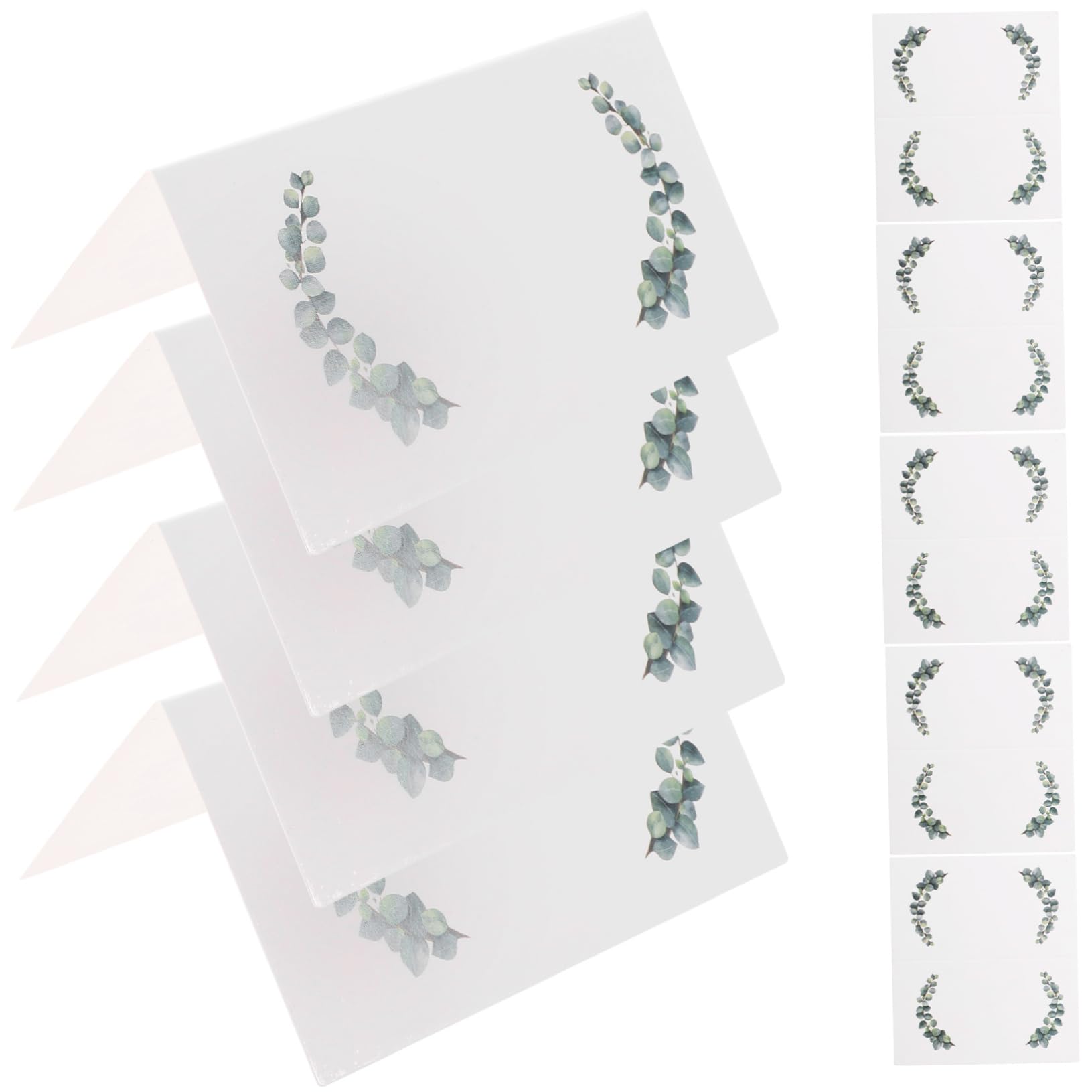 Zerodeko 3 Set Carte Segnaposto Per Matrimonio Con Design Foglia Per Feste E Cerimonie Accessorio Decorativo Per Facili Da Usare E Sicure 100 Pezzi*3