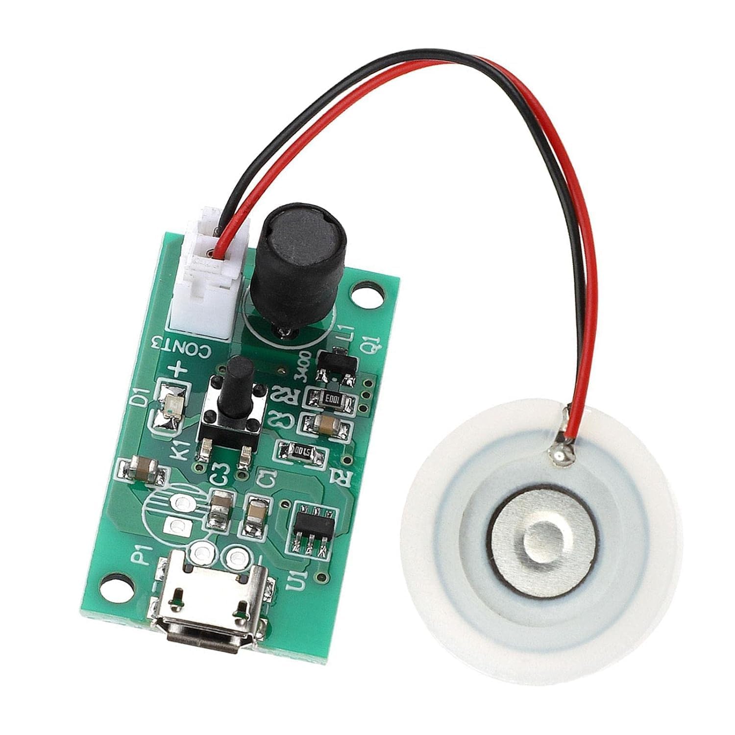 rees52 usb air humidifier with integrated drive circuit board dc 5v oscillation plate module energy efficient atomizing plate 108khz