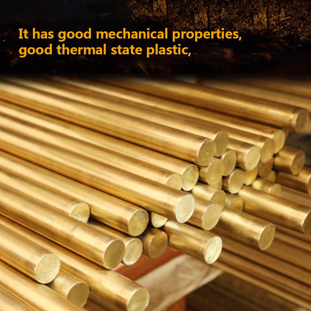 Barra Di Ottone Tonda 20mm X 200mm - Per Tornio, Fai Da Te, Modellismo E Lavorazioni Meccaniche