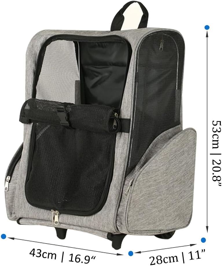 Travel in Style: The Ultimate Pet Trolley Bag for Dogs and Cats!