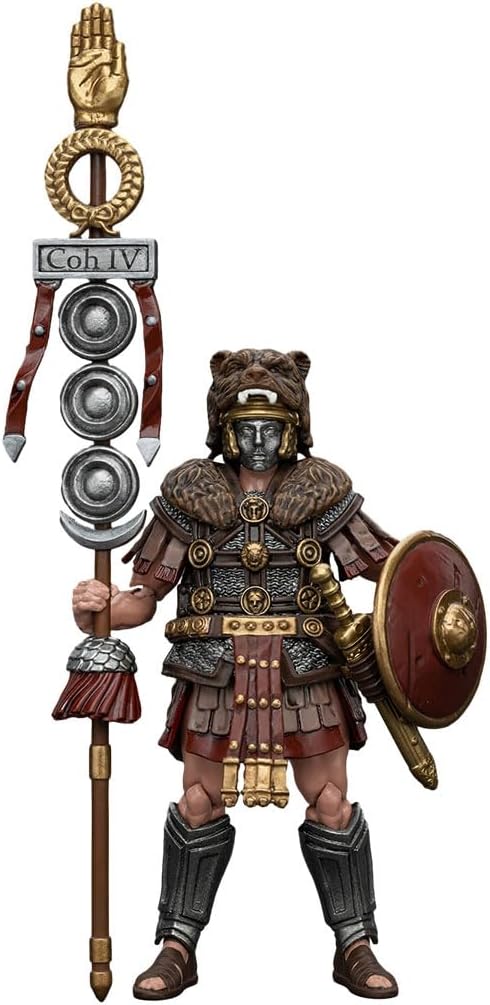 JOYTOY Action Figures Roman Republic Cohort IV Squad 1/18 Movable Model Collectible Figurine (Signifer)