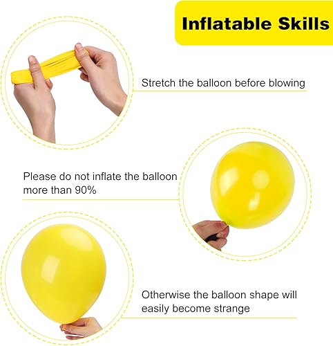 Miniatura 3 de RUBFAC 87 globos negros de diferentes tamaños de 18, 12, 10, 5 pulgadas para arco de guirnalda, globos de látex negro de alta calidad para fiesta de