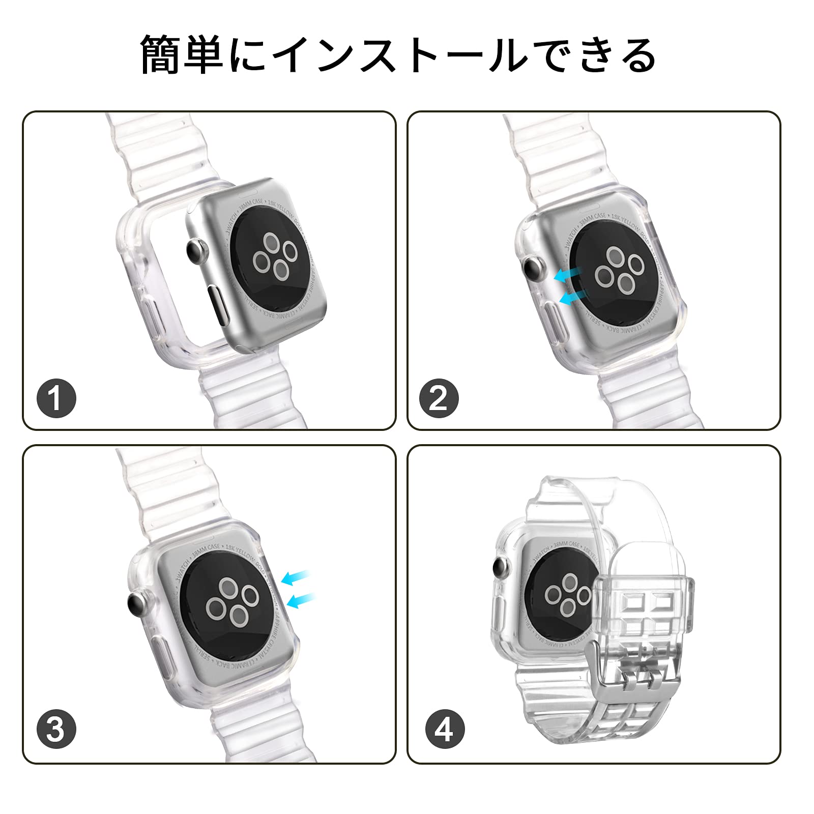 Amazon.co.jp: POLINK コンパチブル Apple Watch バンド 45mm 44mm