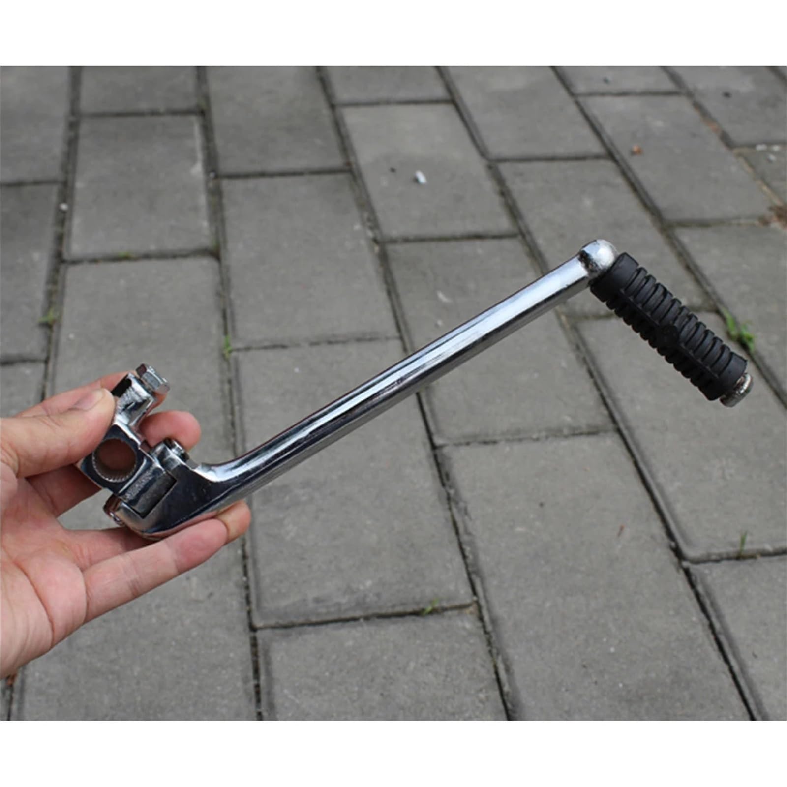 Kick Starter Dźwignia Dźwignia rozrusznika motocyk Dźwignia rozrusznika nożnego do motocykla, ramię pedału pasujące do Honda CG 125, CG125, otwór montażowy 16 mm(A)