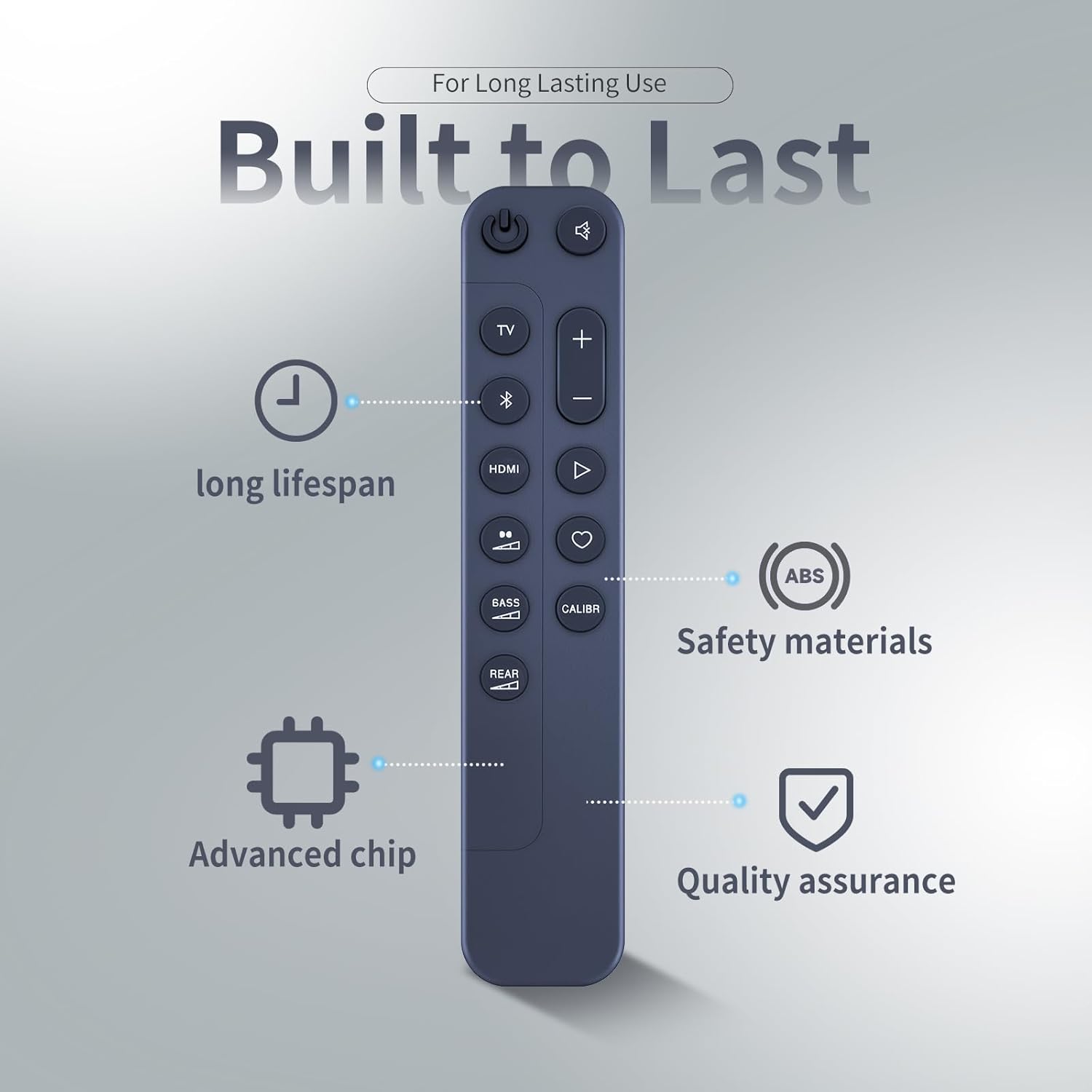ZWP Sound bar Replacement Remote Control Compatible with JBL Soundbar BAR 1300, BAR 1000, BAR 800, Bar 1300X, JBLBAR1300BLKAM, JBLBAR1000PROBLKAS, JBLBAR800PROBLKAS