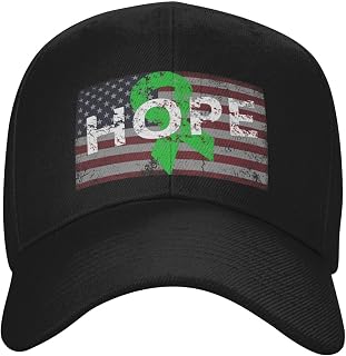 Hope and Support Scoliosis Awareness Green Ribbon Classic Hat Fashion Casquette Golf Dad Hats Adjustable Baseball Cap Men Women