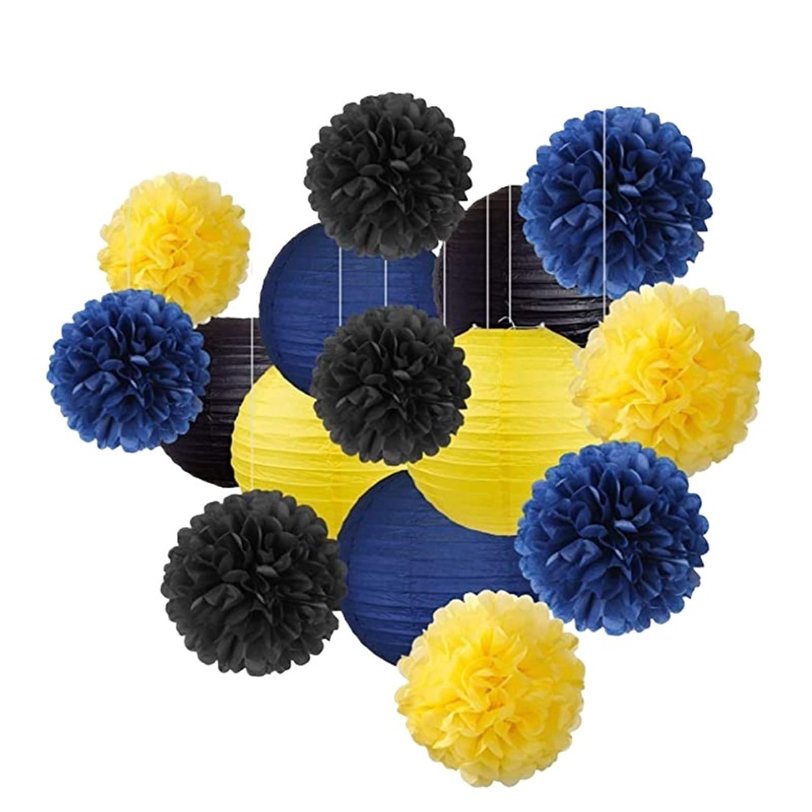 Paper Pompom Round Paper Ball Lantern Pom Poms