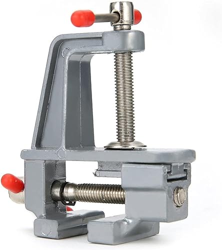 Abrazadera de banco de mesa de aleación de aluminio Tornillo de tornillo de mesa Tornillo de tornillo para bricolaje Craft Mold Herramienta de