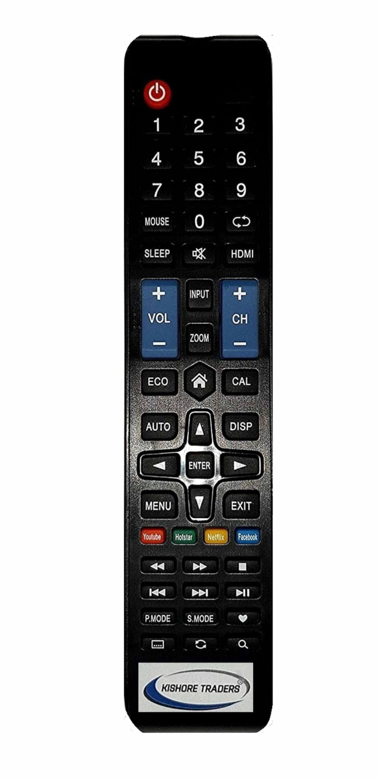 Remote Control Compatible with Mediatech Led Tv (Please Match Your Old Remote with Given Image, it Must be Exactly Same as Shown in Image)