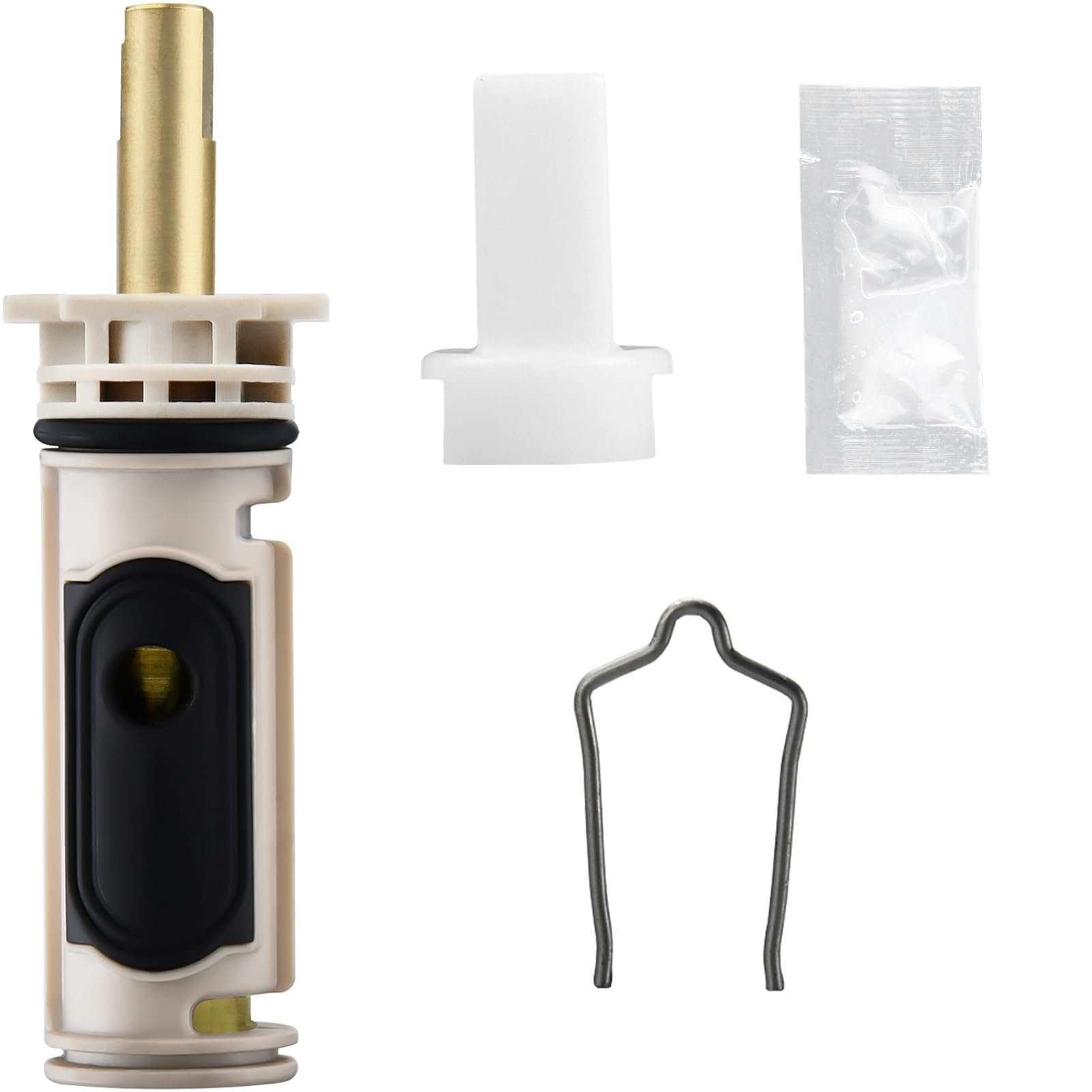 1222shower cartridge replacement cartridge for Moen Compatible with One-Handle PosiTemp Faucet & Moen shower cartridge replacement part 1222 Tub Shower,Made from the Marketst Metals & Plastics