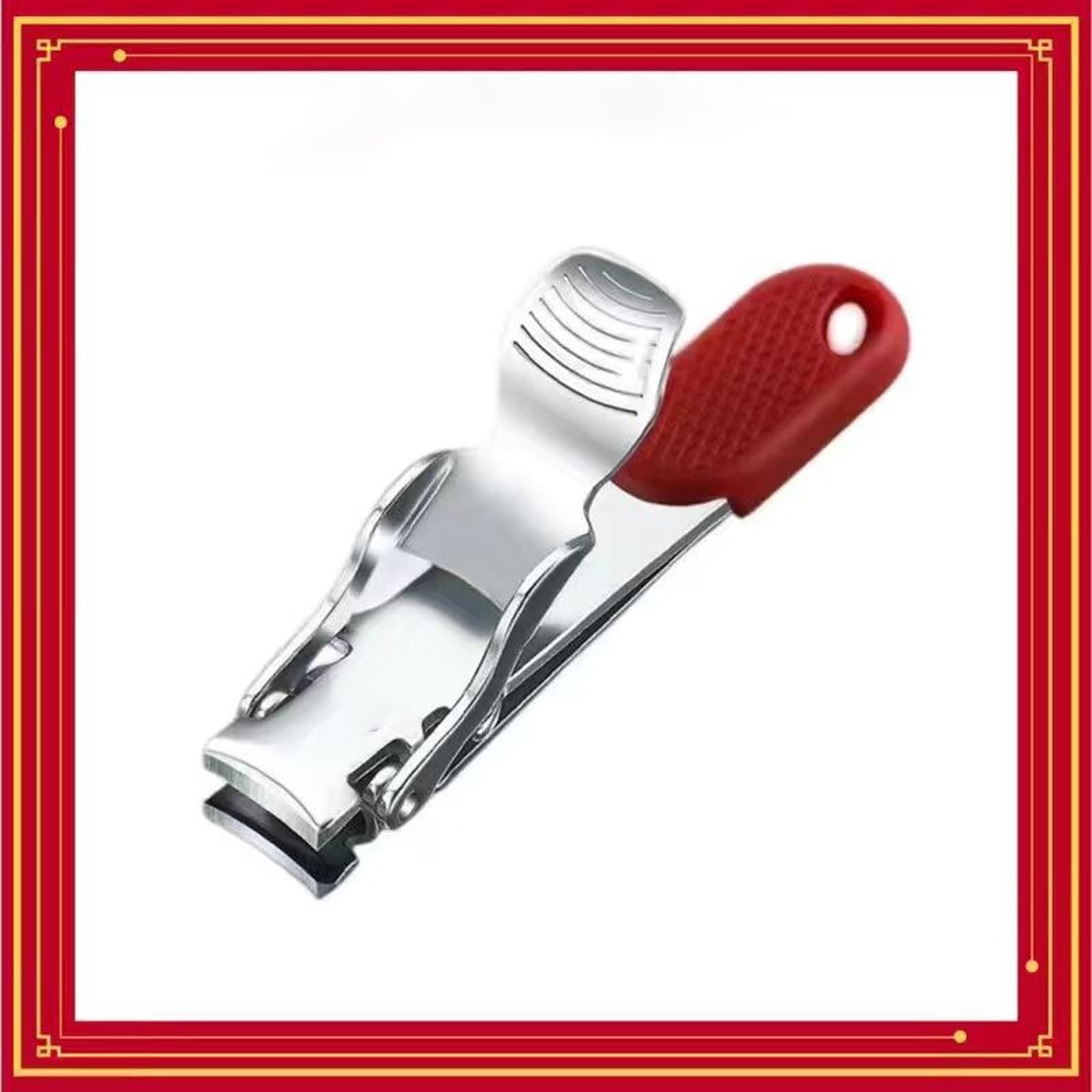 Cortaúñas ultradelgado, portátil, de acero inoxidable, cortaúñas, tijeras de acero al carbono, herramienta de manicura y pedicura