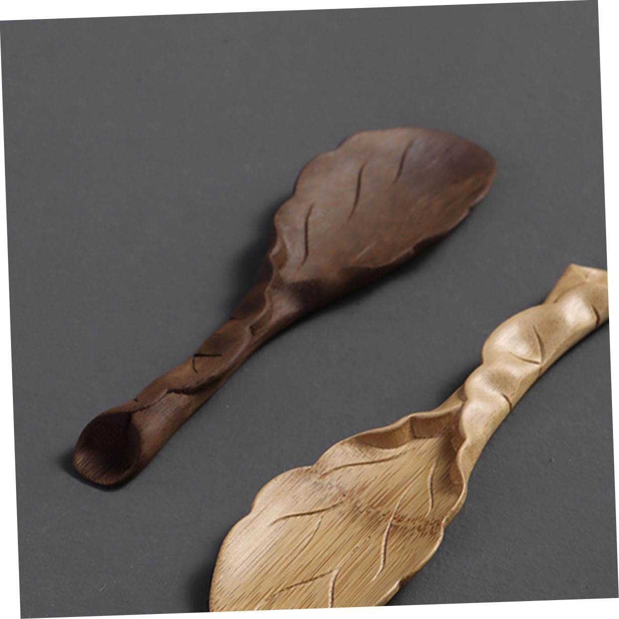 PRETYZOOM Carved Tea Spoon Tea Scoop for Tea Ceremony Versatile Tea Set Tool for Scented Tea Loose Leaf Tea and More for Home and Tea House Use