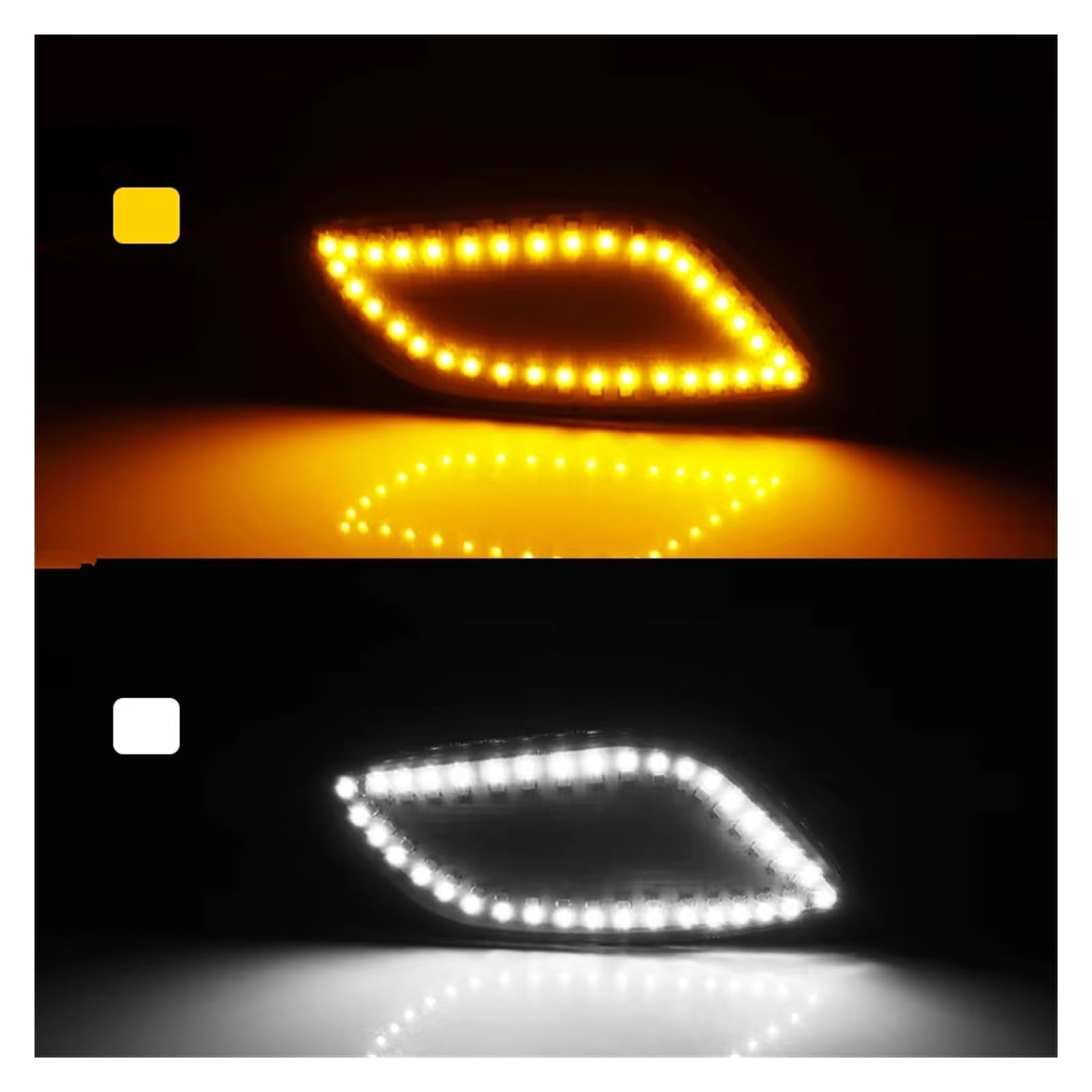 Indicatore Laterale Per Subaru Per Impreza Per RS ​​Per TS 2002 2003 Ambra LED Indicatore Laterale Anteriore Direzione Con Luci Guida Bianche Indicatore Direzione Auto