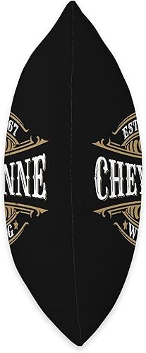 Miniatura 2 de KAEDAM Graphic Art Cheyenne Wyoming Gifts Cheyenne Wyoming - Almohada de recuerdo con diseño de vaquero occidental, 18 x 18 pulgadas, multicolor