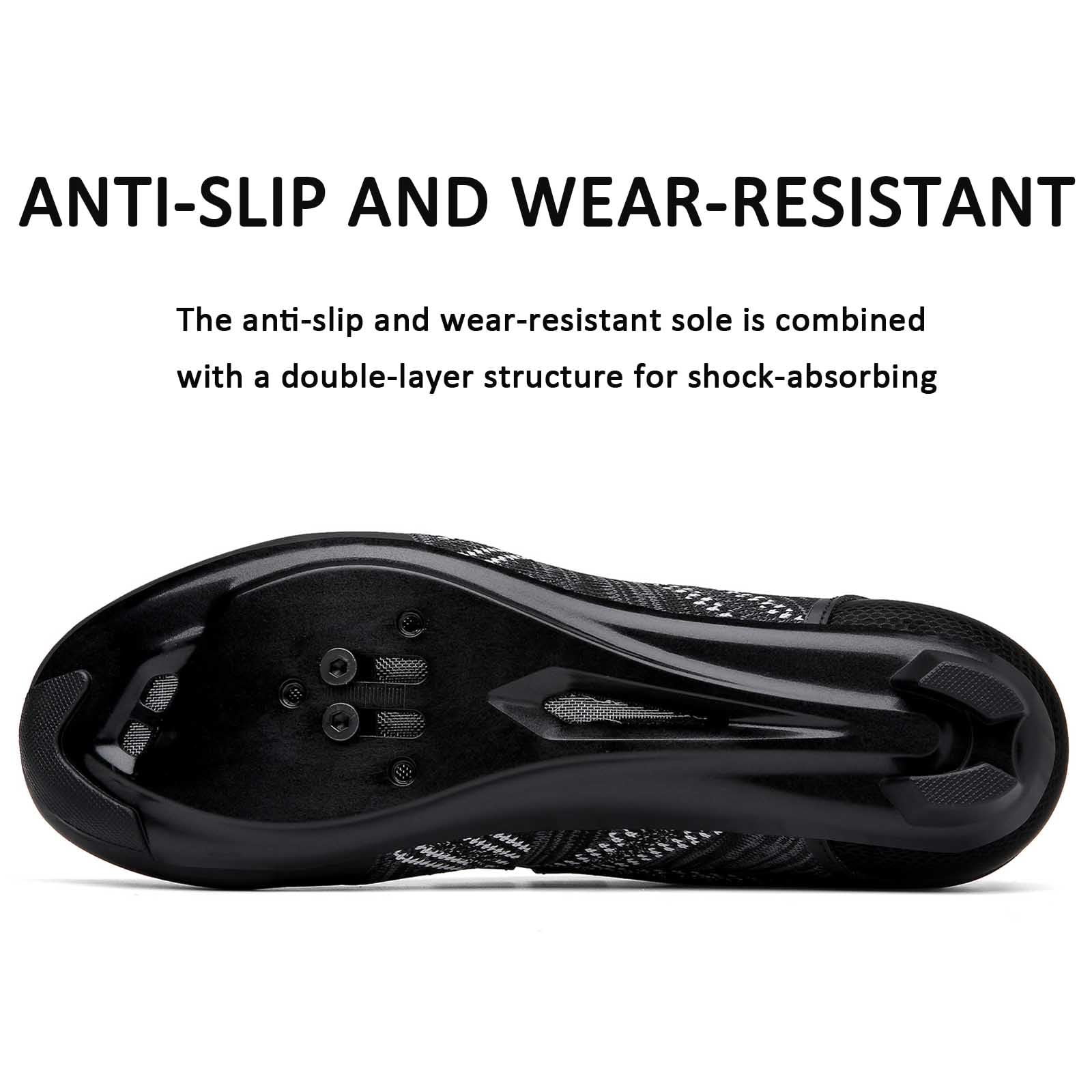 Zapatos Ciclismo Aire Libre,Zapatos Bicicleta MontañA,Zapatos Bicicleta MontañA,Respirable,Resistente Al Desgaste,Adecuado para Ciclismo Carretera Turismo,Incluso para Ciclismo MontañA