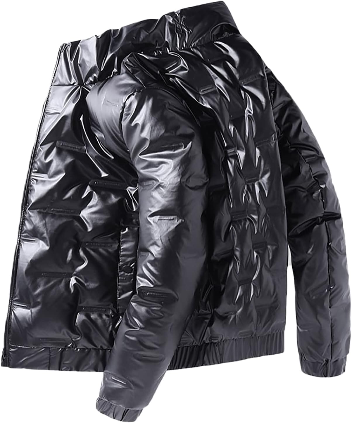 Men's Lightweight Puffer Jacket Winter Coat for Snow Ski Traveling Windproof Down Jacket Quilted Thicken Down Coat