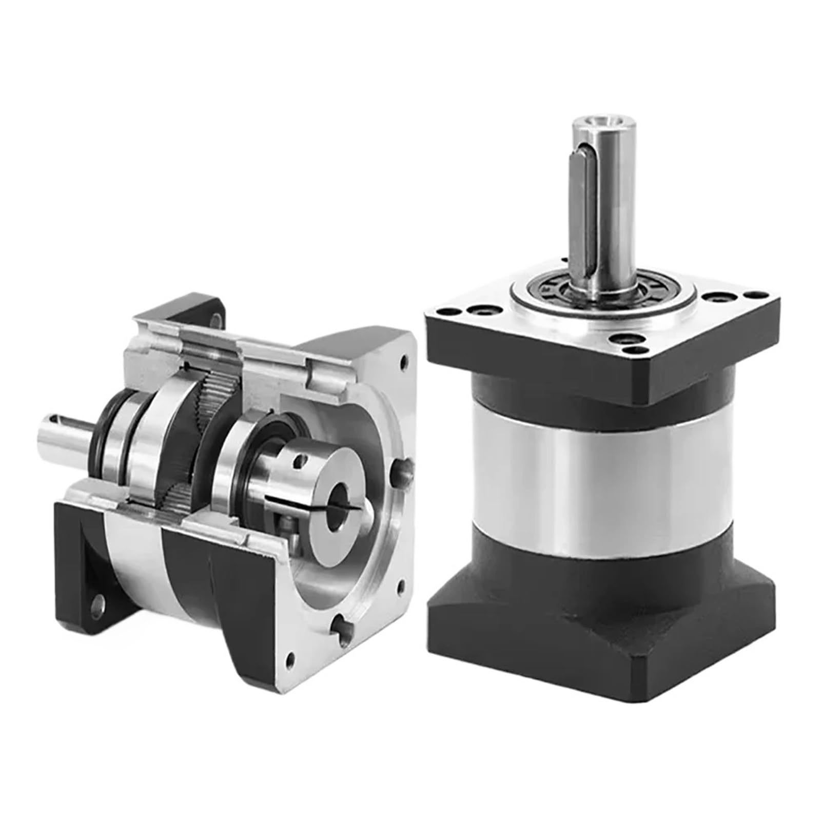 1pcs Planetary Gearbox Reducer Ratio 100:1 6.35/8mm Input Nema23 57mm Closed-Loop Integrated Stepper Motor Drive 3000rpm(8mm Input Gearbox,Gearbox Ratio 20)