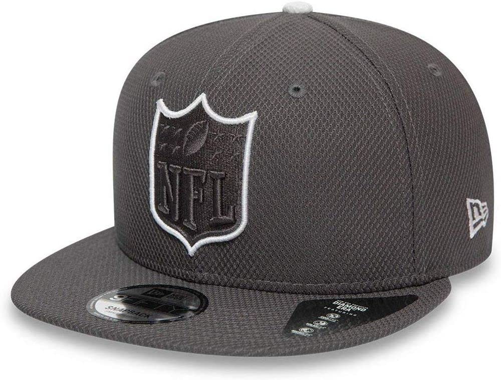 New Era 9Fifty Snapback Cap - Outline NFL Shield Grey - S/M