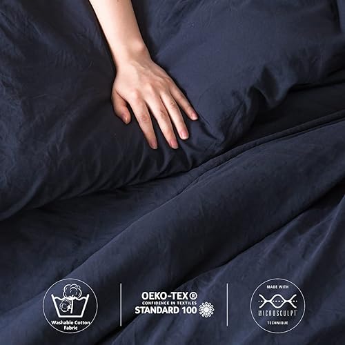 Miniatura 4 de COTTEBED Sliky - Juego de edredón suave y esponjoso para cama de tamaño individual, peso ligero para todas las estaciones, fabricado con tela
