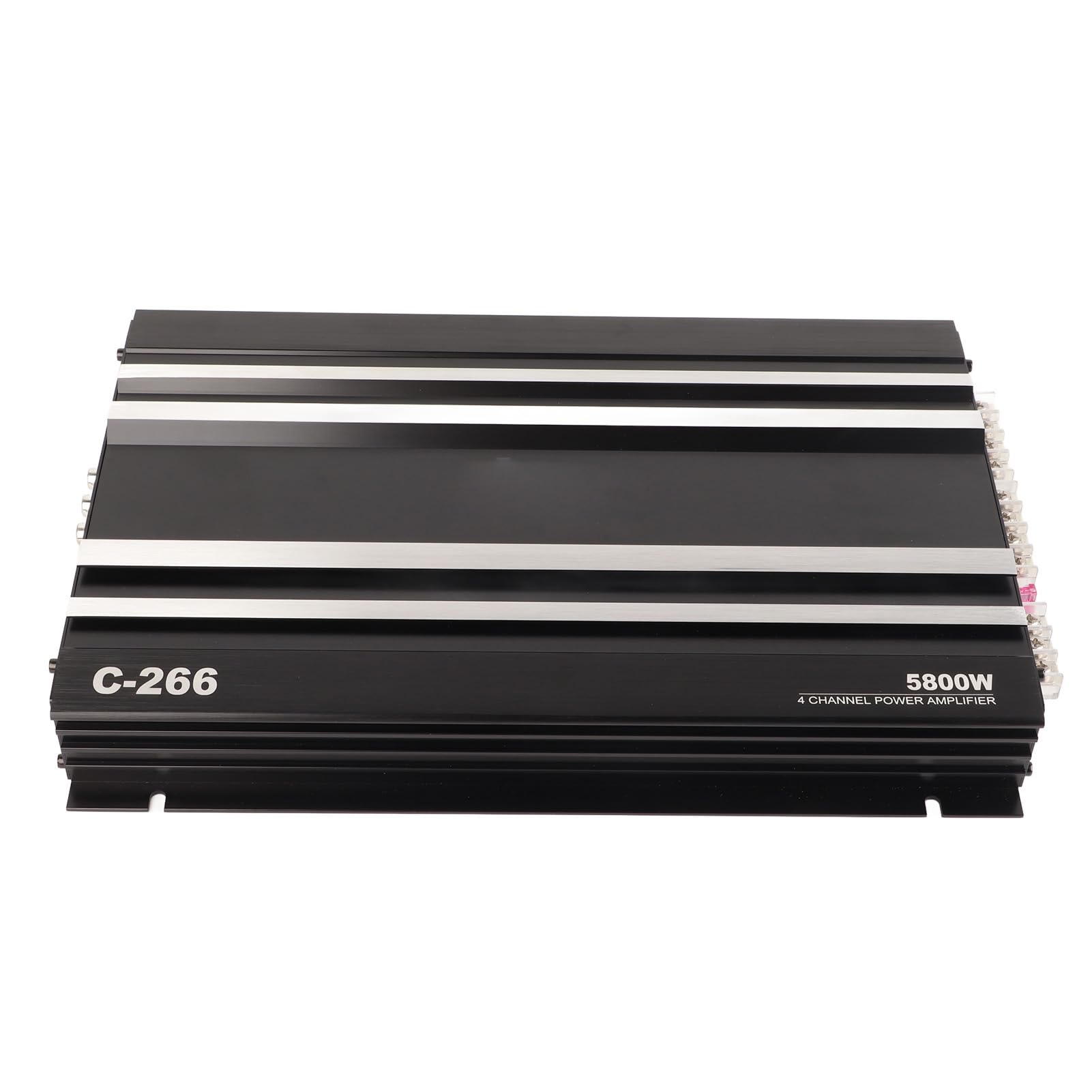 Keenso 5800W Car Amplifier, 250mV-7V Car Audio Stereo Amplifier High Performance Universal for Audio System Midbass and Midrange Drivers Midbass and Midrange Drivers Midbass and