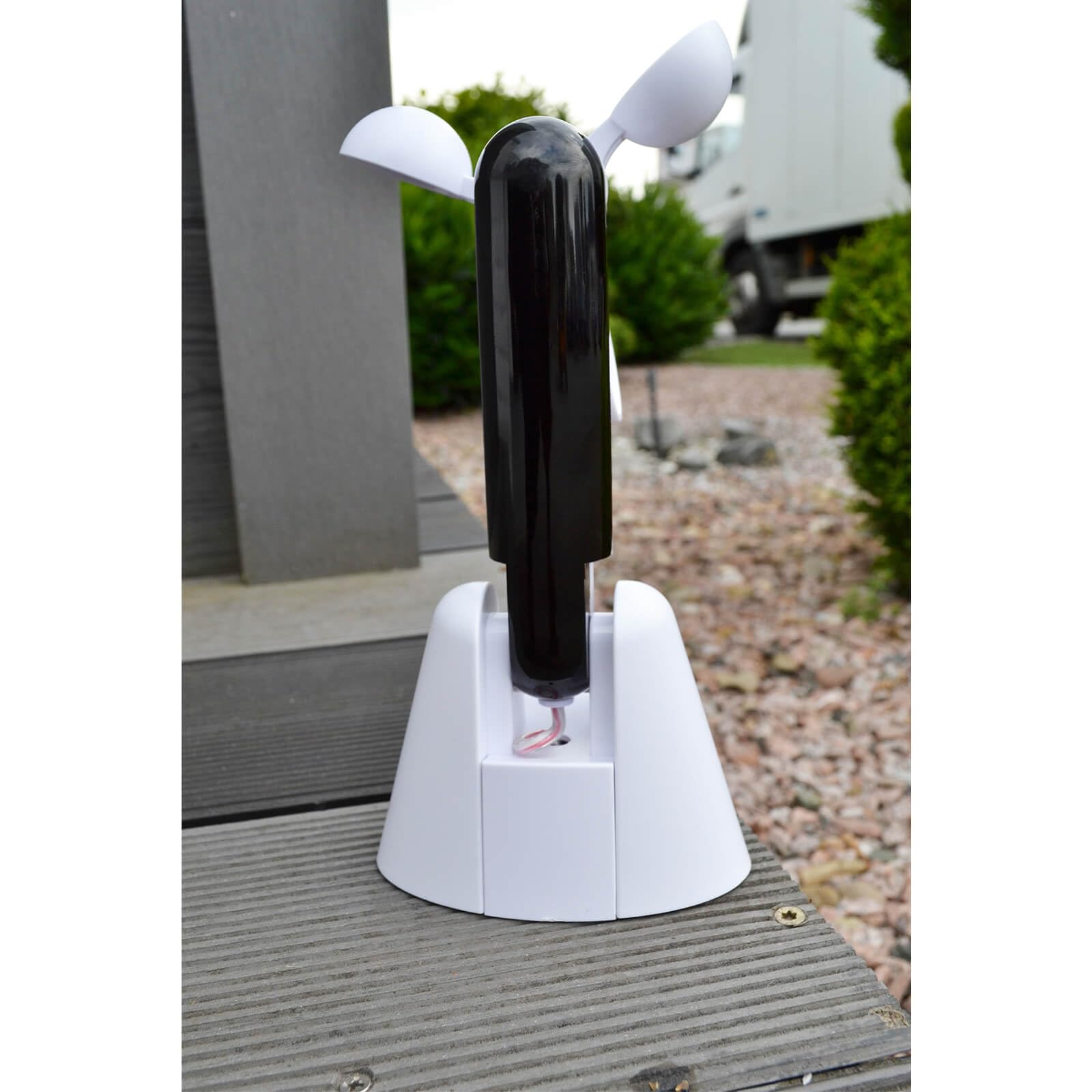 Home Deluxe Windsensor KANI für Vollkassettenmarkise 25 x 6 x 12 cm 9 Helligkeitsstufen 5 Windgeschwindigkeiten