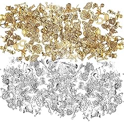 Dijes De Oro Chudian 200pcs Abalorios de Plata Dijes Colgantes de Aleación DIY Colgante de Joyería Dijes para Joyería de Bricolaje Llaveros Pulseras Collares Pendientes (color oro y plata)