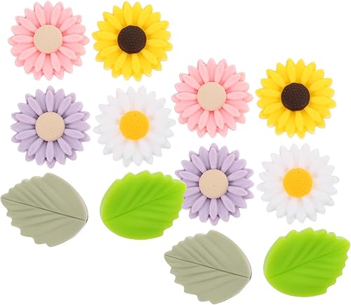 Miniatura 7 de EXCEART Protectores de aguja de tejer limas, protectores de aguja de coser, cubierta de aguja de tejer, cubierta protectora de punta de aguja,