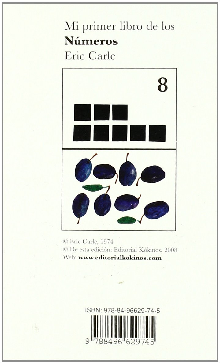 Mi primer libro de los números (INFANTIL JUVENIL)