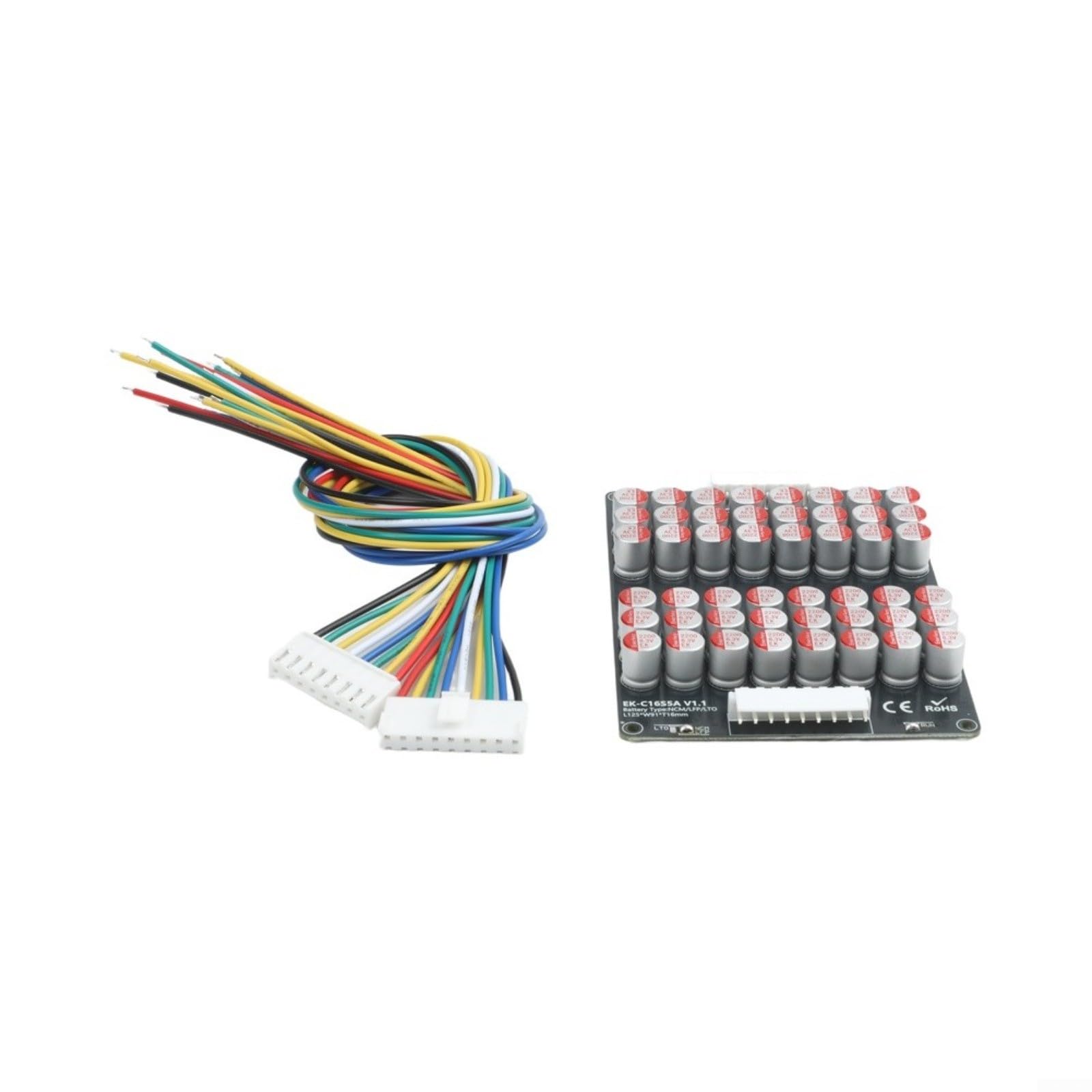 Equalizzatore attivo 12S-16S 5A per batterie al litio LiFePO4, trasmissione di energia con condensatore, 60-300 Ah, 1,8-4,5 V