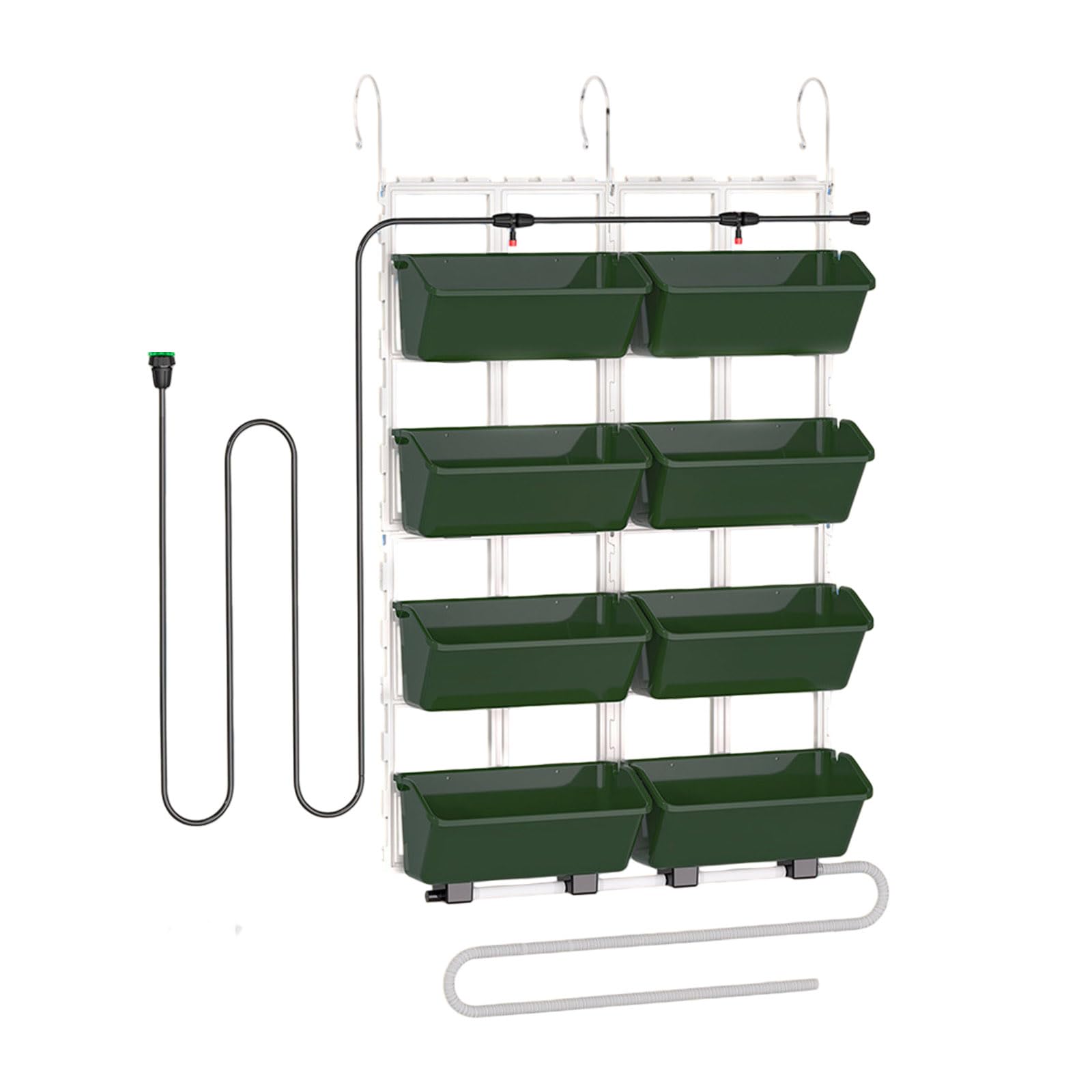 Oxxggkao Space-Saving Raised Bed Planter with Auto Irrigation for Vegetables Flowers in Small Areas Watering Farmer