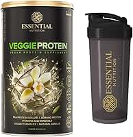 Veggie Whey Protein - Essential Nutrition - Vanilla (Baunilha) + Coqueteleira Oficial (Proteína Isolada vegana/vegetariana)
