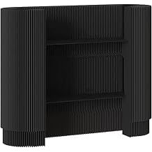 Foldable Reception Desk, Checkout Counter Small, Retail Front Desk with Storage Space for Office, Lobby, Beauty Salon, Clothing Store, Shop