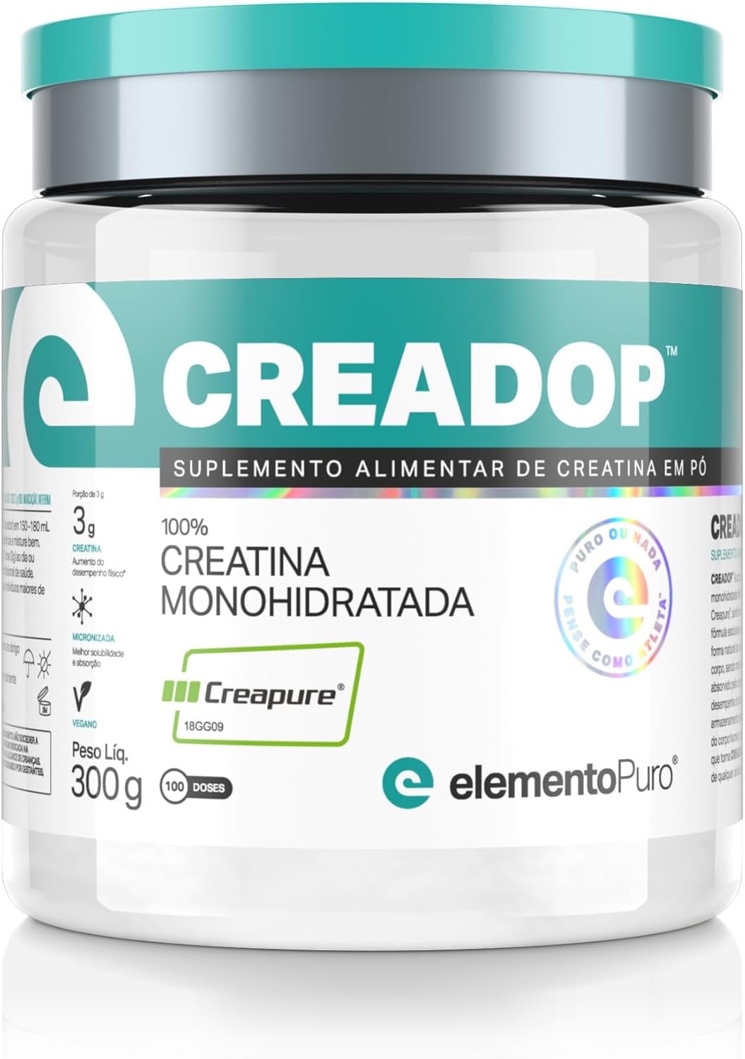 CREADOP Creapure Creatina Monohidratada Pura