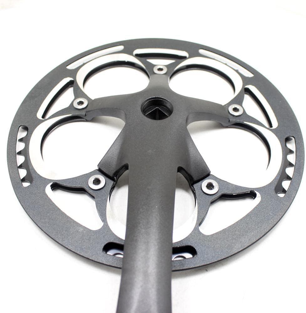 Mechanizm korbowy, zestaw ramion korby rowerowej, Mechanizm korbowy, mechanizm korbowy rowerowy Rower szosowy Składany rowerowy mechanizm korbowy 52 T Pojedyncza prędkość 170 mm Zestaw korb rowerowych